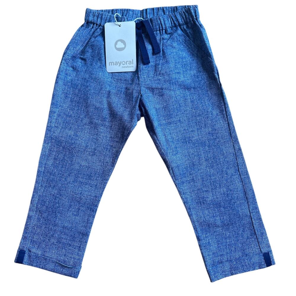 Mayoral | NWT Baby Boy Regular Fit Fabric Trousers in Paris Mid 20 - Size 18m